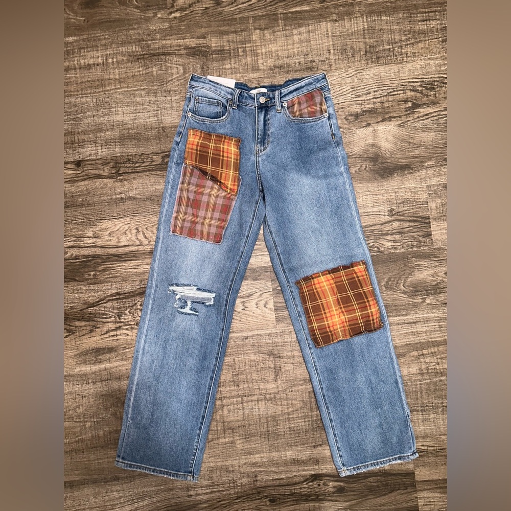 BP Women’s Jeans w Plaid, size 27